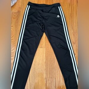 Adidas Black Activewear with White Logo